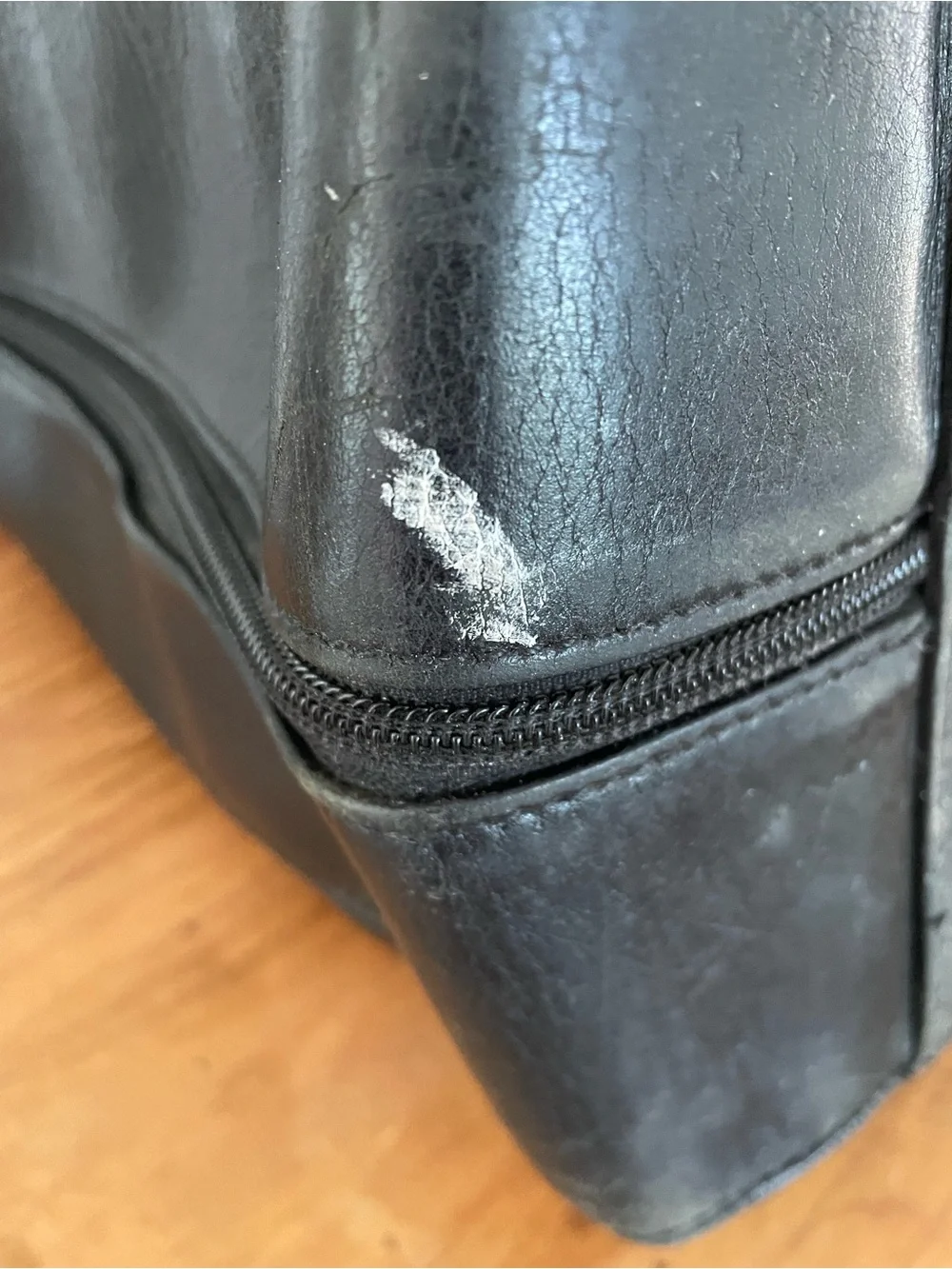 Lamborghini Murciélago Schedoni Trunk Bag - Black Leather